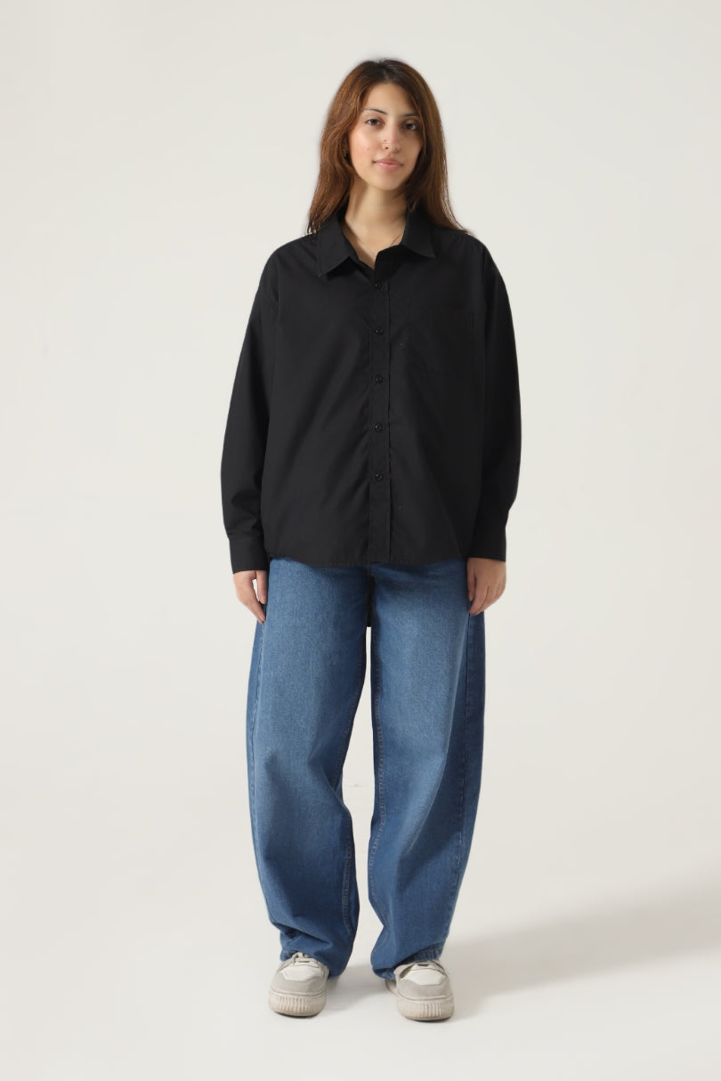 baggy dress shirt women's Women's Elegant Short Sleeve Blouse