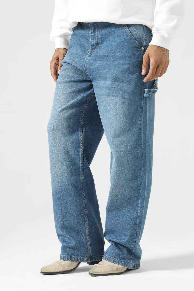 CARPENTER DENIM PANTS