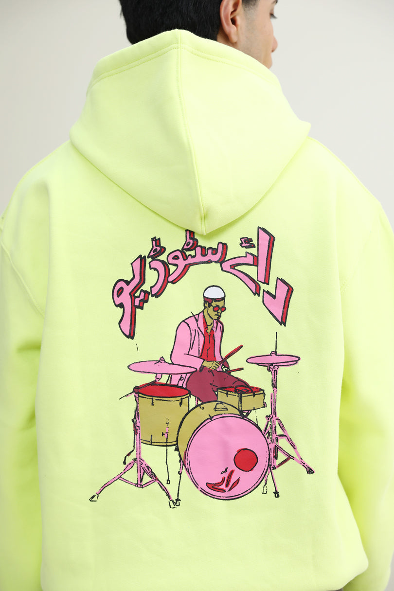 DRUM OVERSIZED HOODIE