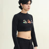 SNAKE RAGLAN TOP