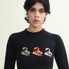 SNAKE RAGLAN TOP
