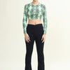V WAISTED FLAIR BOTTOM