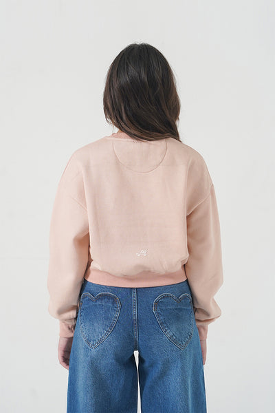 OVERSIZED CROPPED SWEATSHIRT