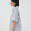 STRIPED BOXY FIT SHIRT
