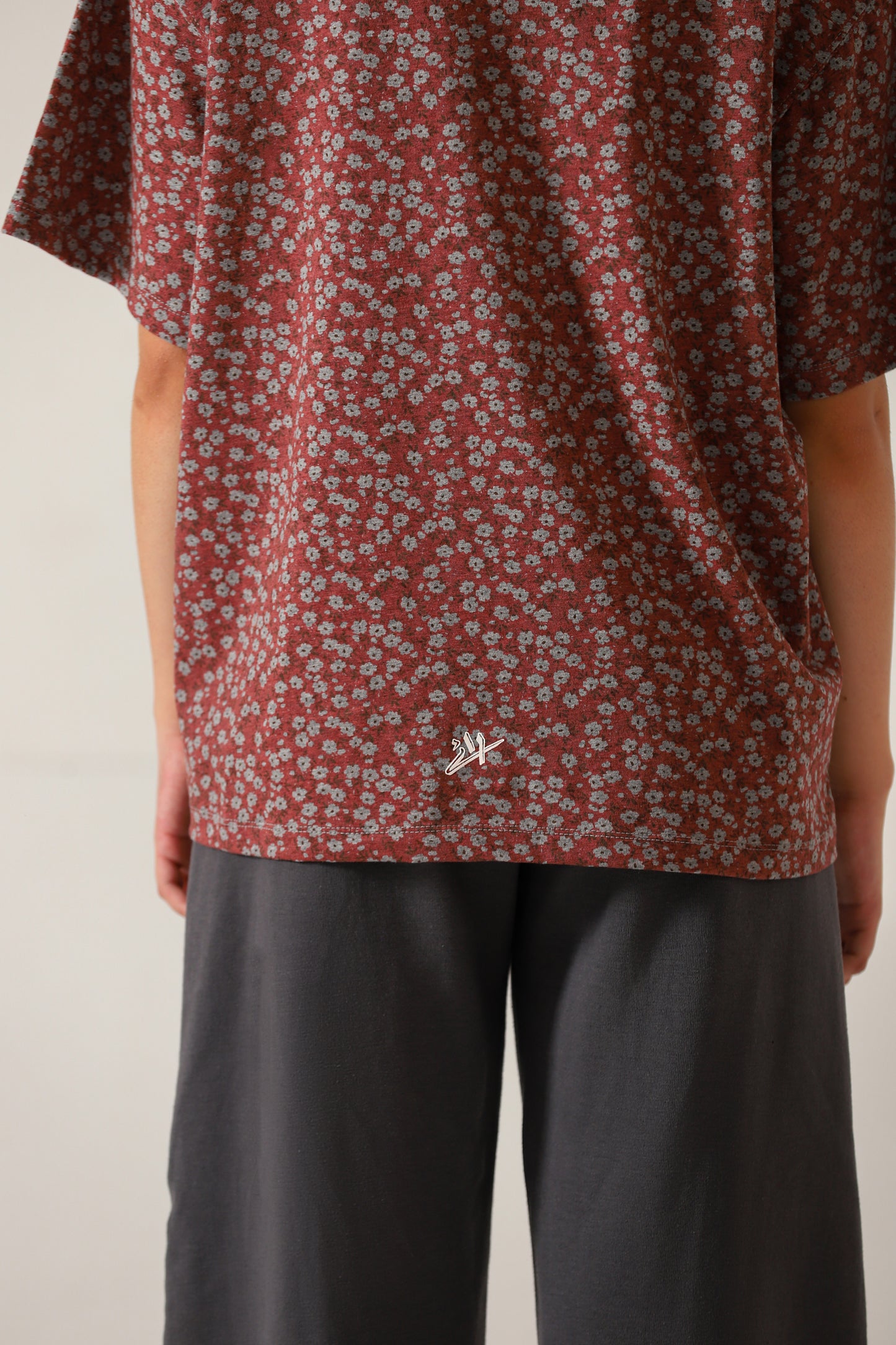 OVERSIZED FLORAL T-SHIRT