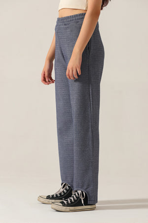 CURVED HEM PANTS