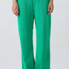 RIB WIDE LEG TROUSER