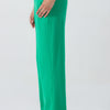 RIB WIDE LEG TROUSER