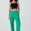 RIB WIDE LEG TROUSER