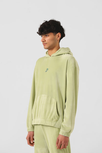 VELOUR LOOSE HOODIE