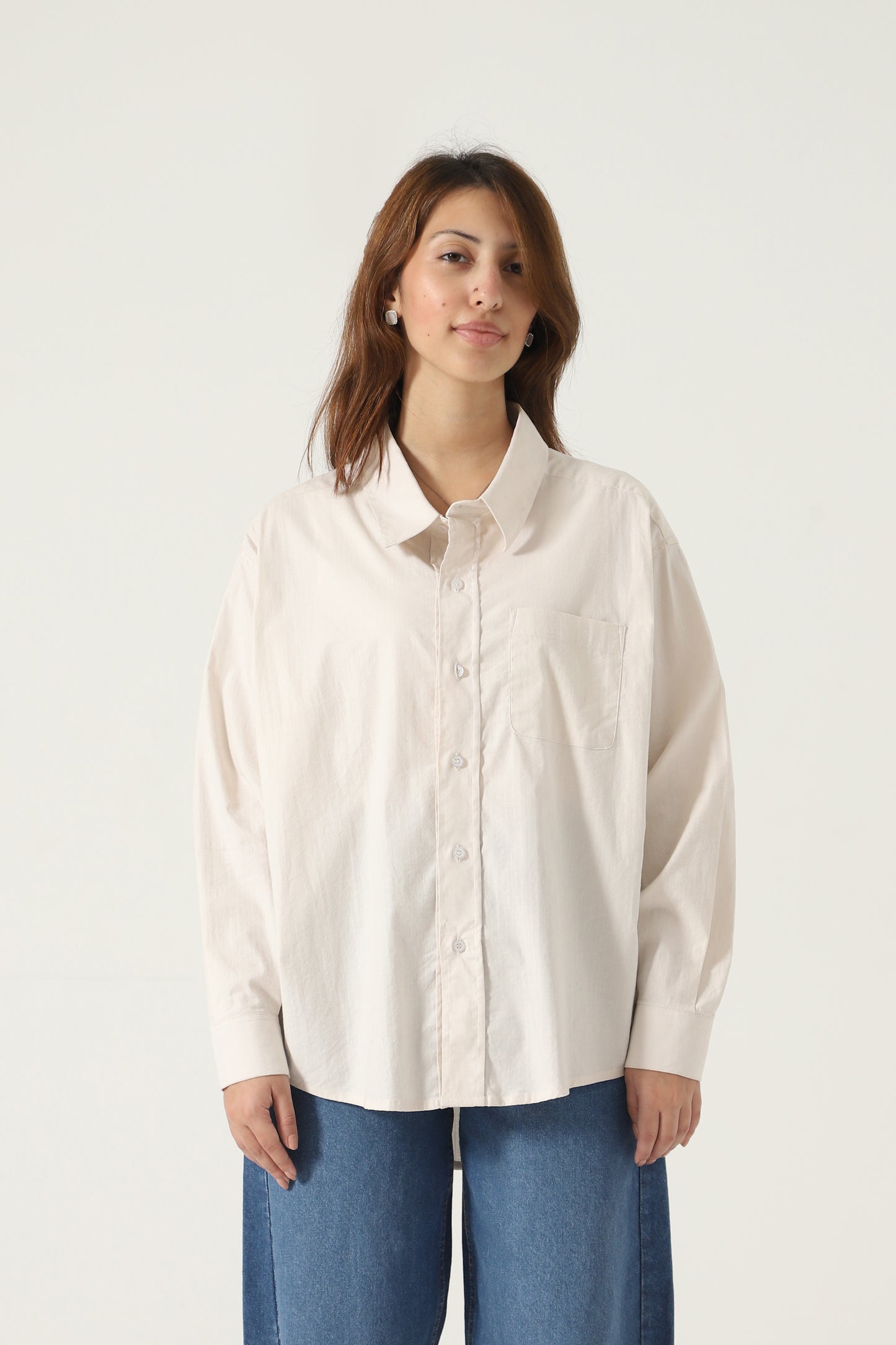 BAGGY BUTTON DOWN SHIRT