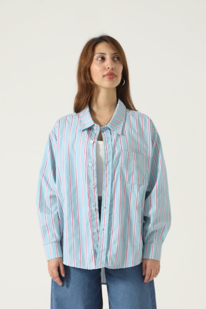 BAGGY BUTTON DOWN SHIRT