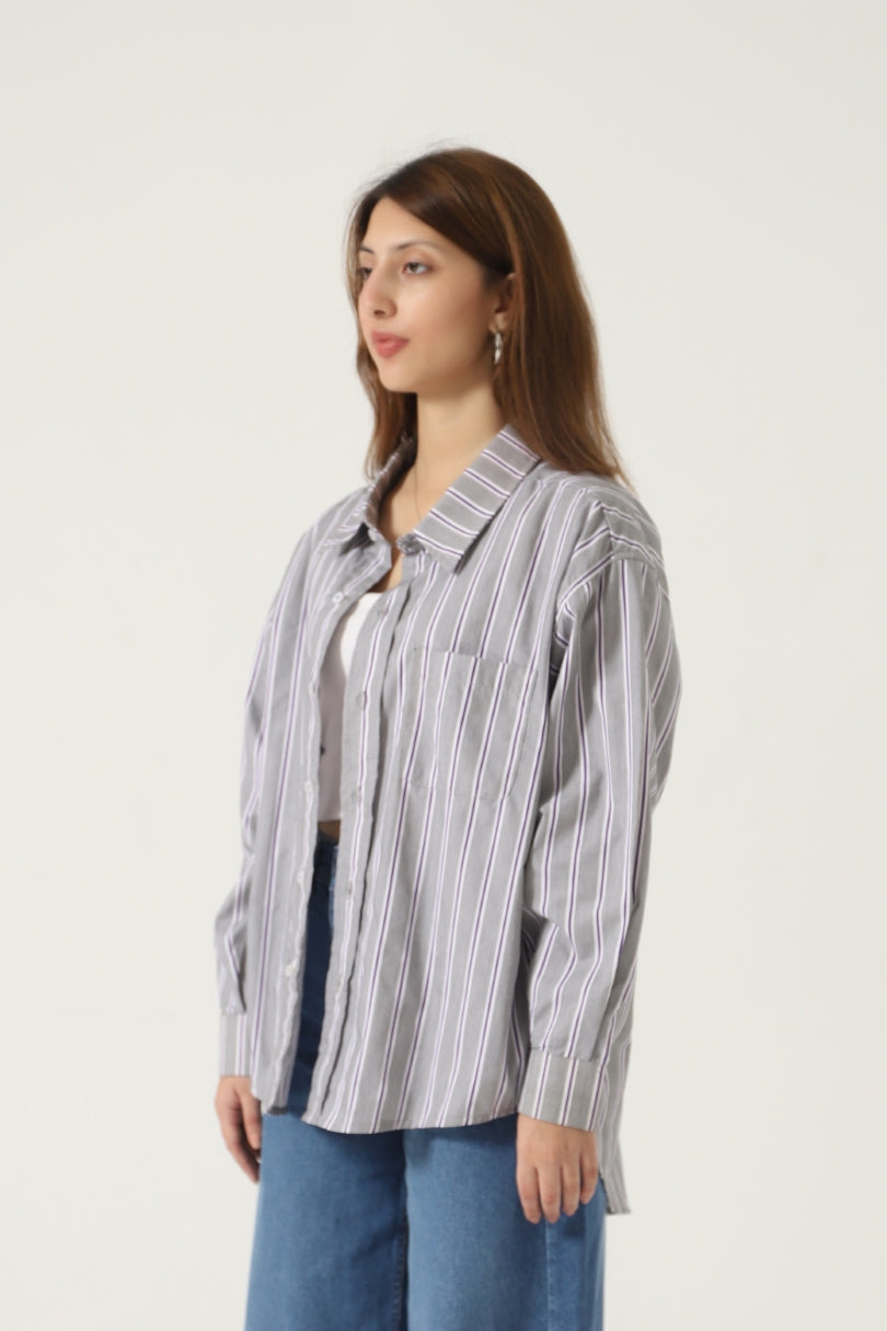 BAGGY BUTTON DOWN SHIRT