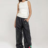 RETRO REFLECTOR BAGGY PANTS