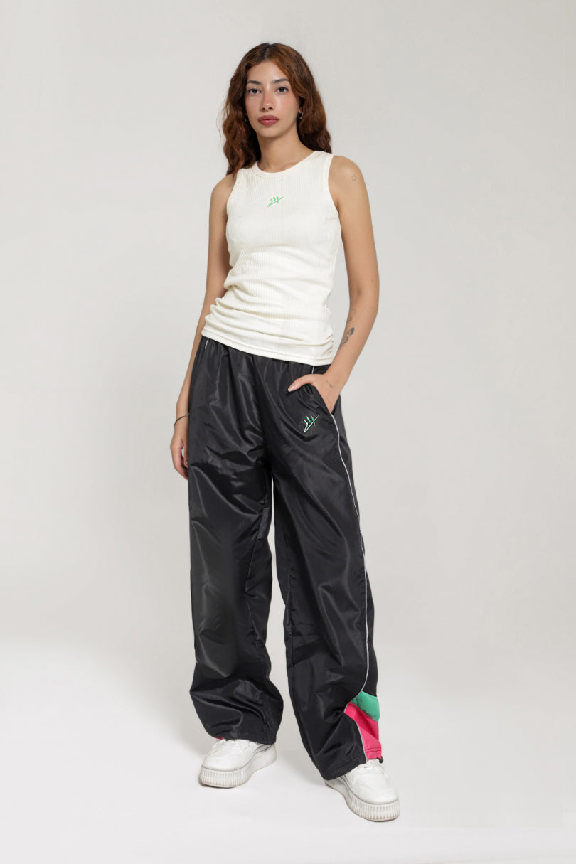 RETRO REFLECTOR BAGGY PANTS