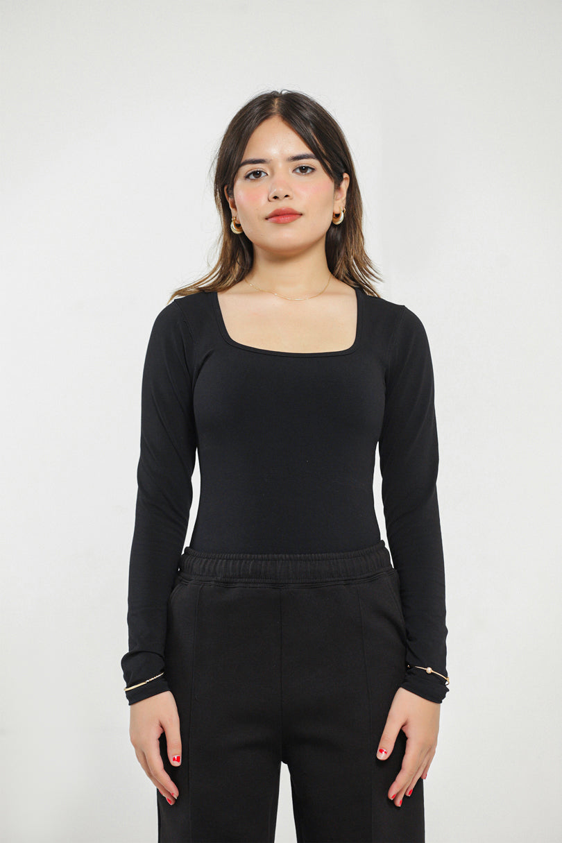 SQUARE NECK BODYSUIT