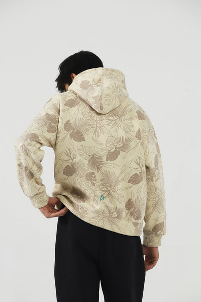 FLORAL OVERSIZED HOODIE