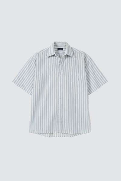 STRIPED BOXY FIT SHIRT