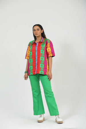 MULTICOLOR BANARASI SHIRT
