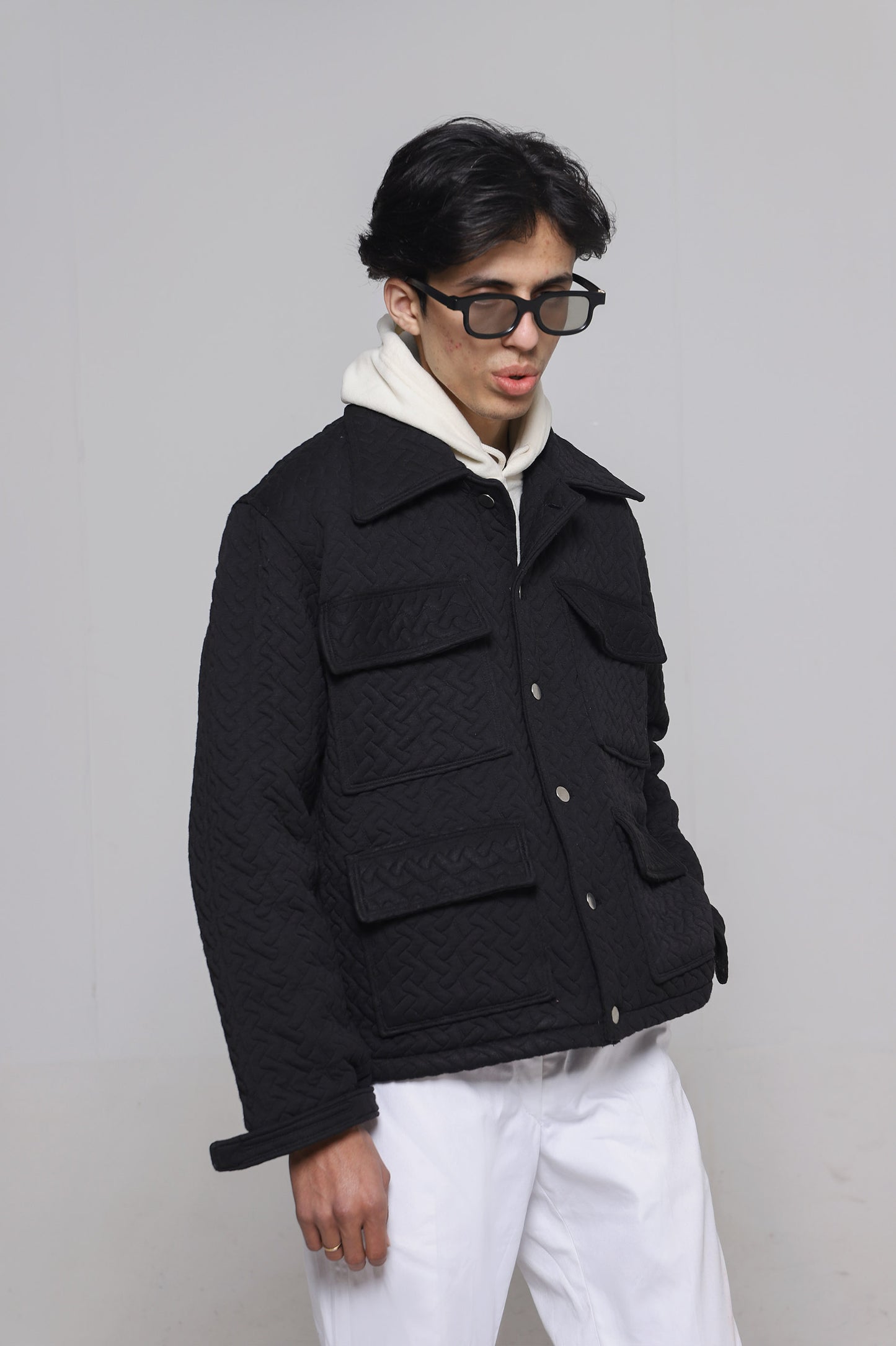 QUILTED OVERSIZED JACKET