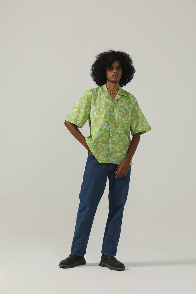 FLORAL BOWLER SHIRT