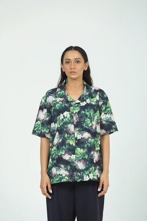 FLORAL BOWLER SHIRT
