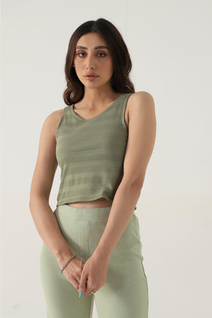 KNIT VEST TOP