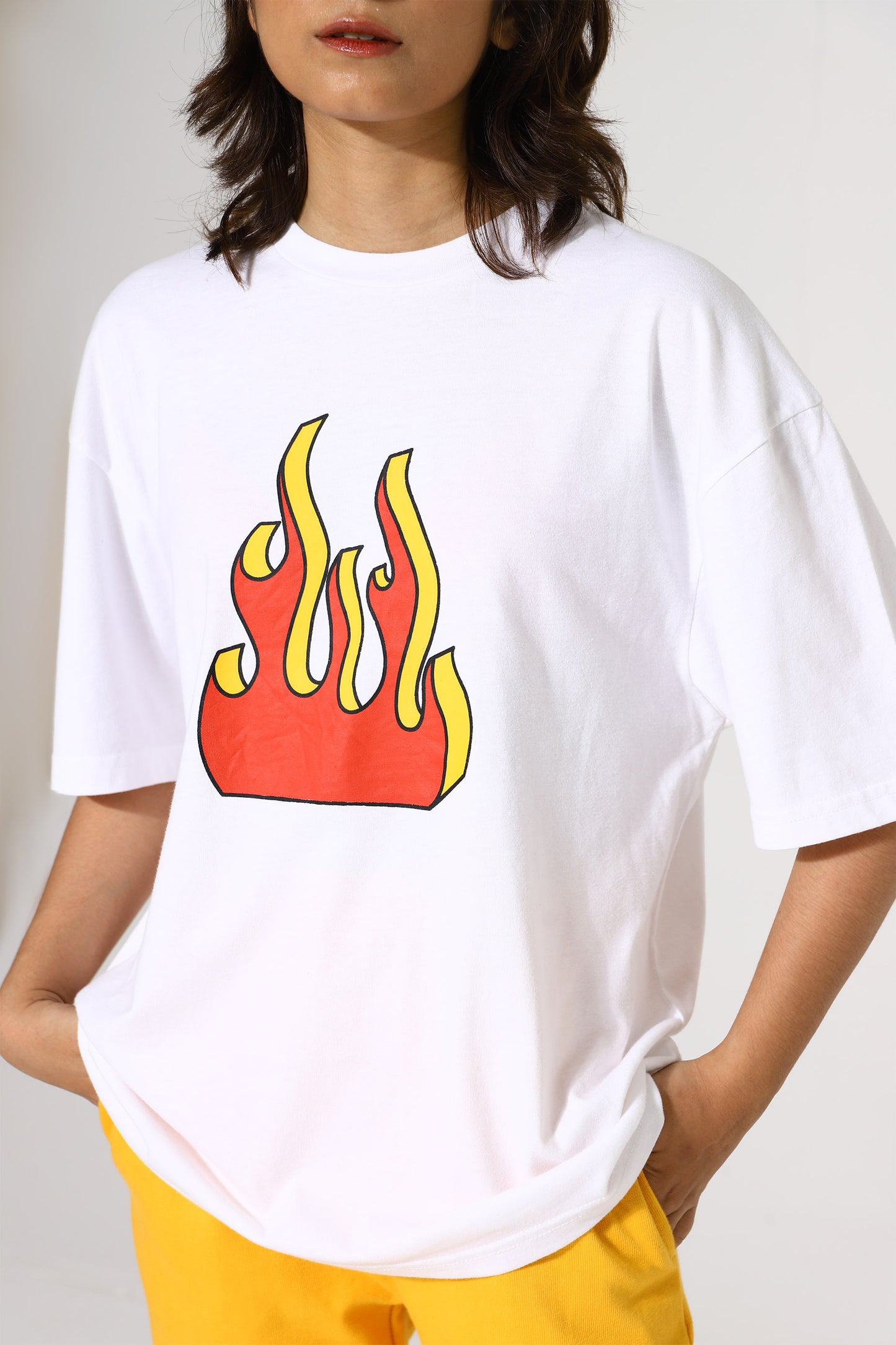 OVERSIZED FIRE T-SHIRT