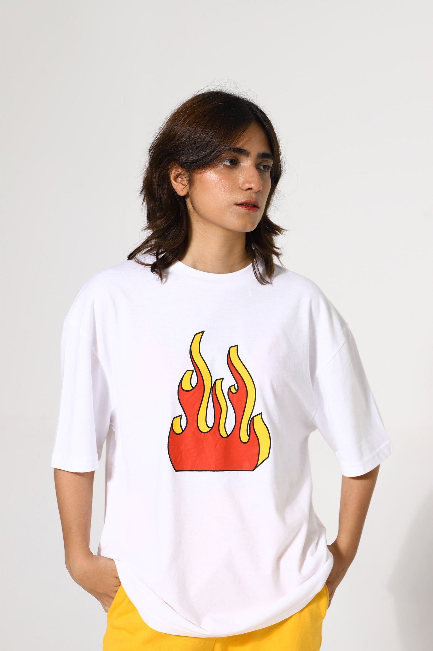 OVERSIZED FIRE T-SHIRT