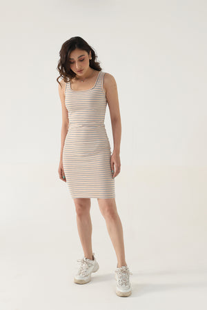 SQUARE NECK DRESS