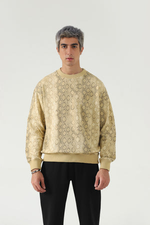 SNAKE PRINT SWEATSHIRT