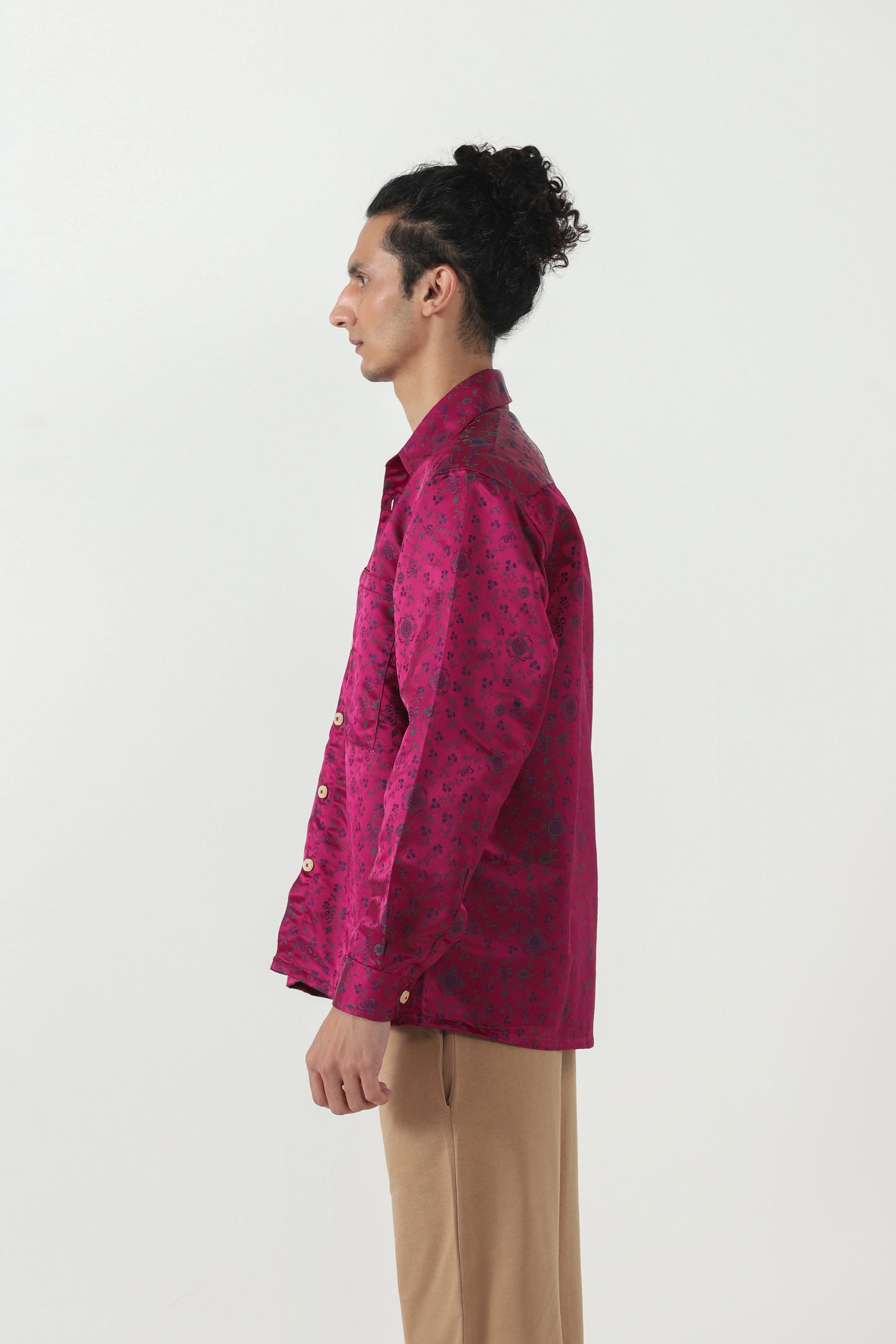 BOXY JACQUARD SHIRT