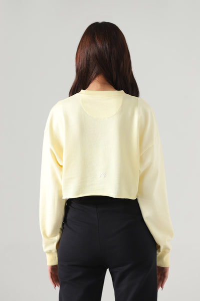 CROPPED BASIC SWEATSHIRT