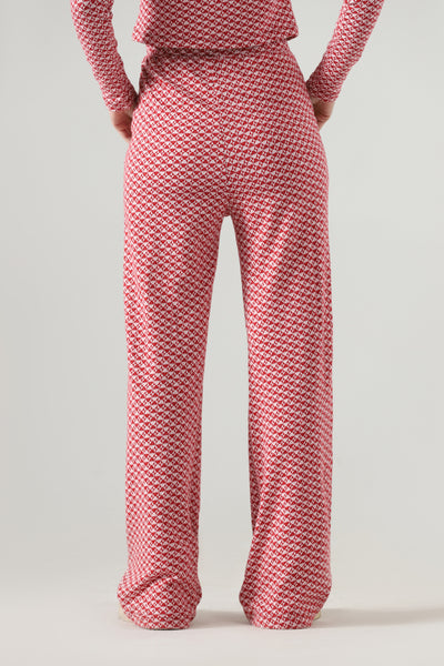 REVERSE GEOMETRIC WIDE LEG