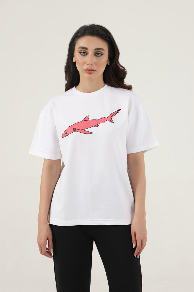 OVERSIZED SHARK T-SHIRT