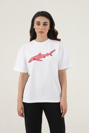 OVERSIZED SHARK T-SHIRT