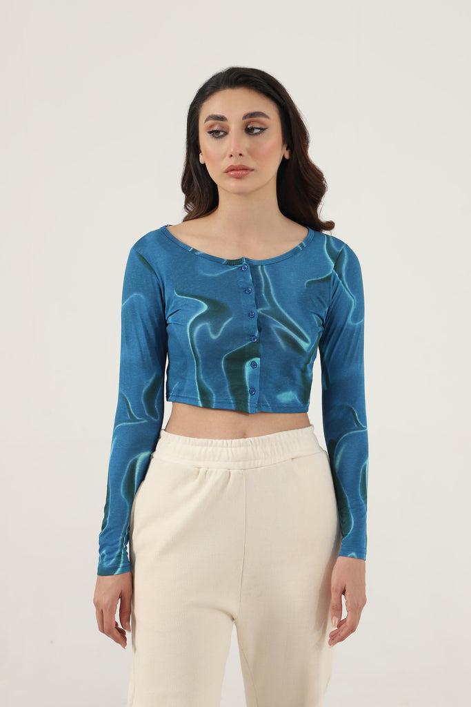 CARDIGAN TOP FULL SLEEVES